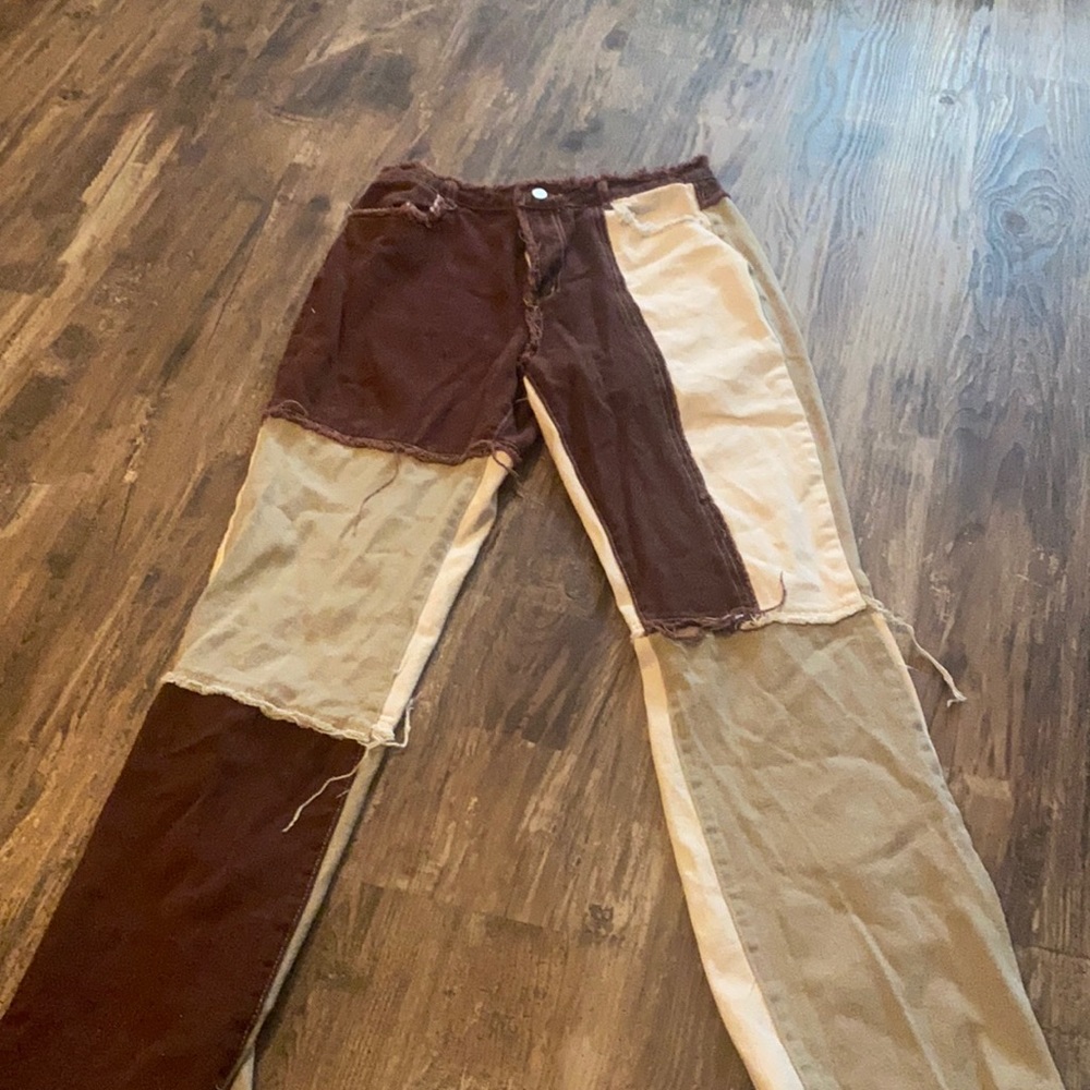 Patch work jeans